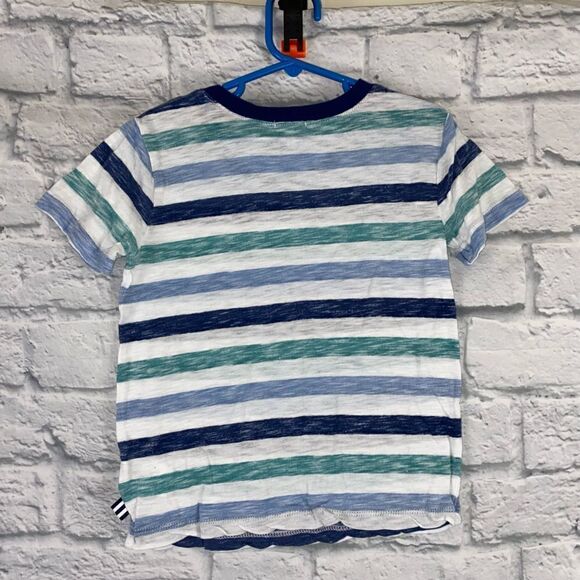 Splendid stripe short sleeve Crewneck t-shirt little boys sz 5/6 - Picture 5 of 5